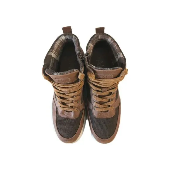 Men's Ashford Hayes Chestnut Brown Boots, Size 10, With Flannel Lining - Picture 7 of 9